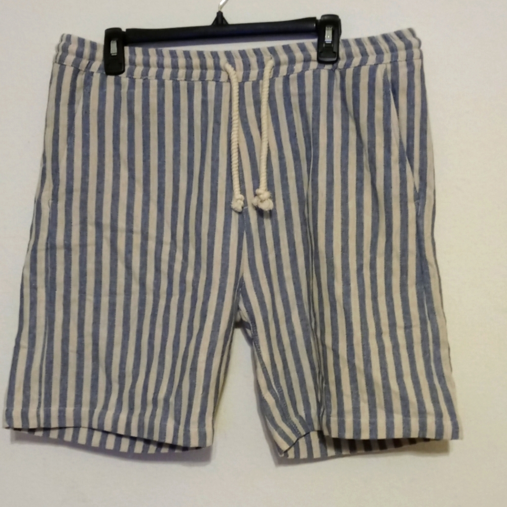 STRIPED COTTON SUMMER SHORTS